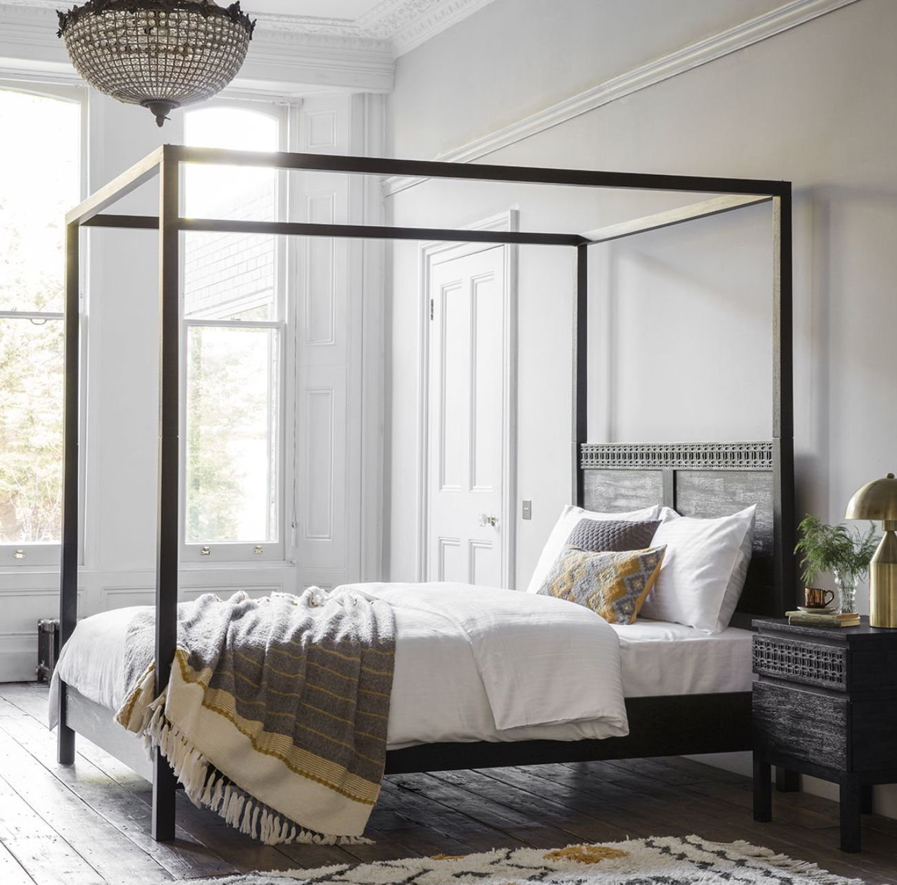 Boho 4 Poster Bed
