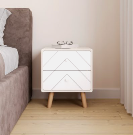 Dixie 2 Drawer Bedside