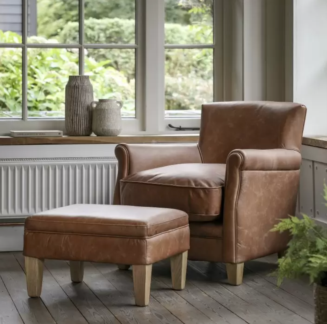 Mr. Paddington Chair Vintage Brown Leather