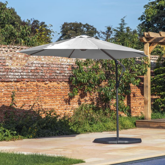 Vazzano 3m Cantilever Parasol Grey