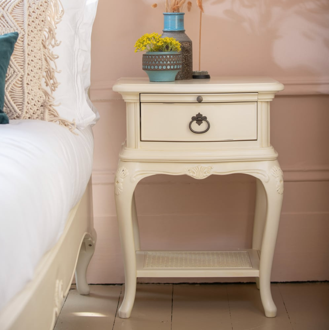 Etienne 1 Drawer Bedside Table