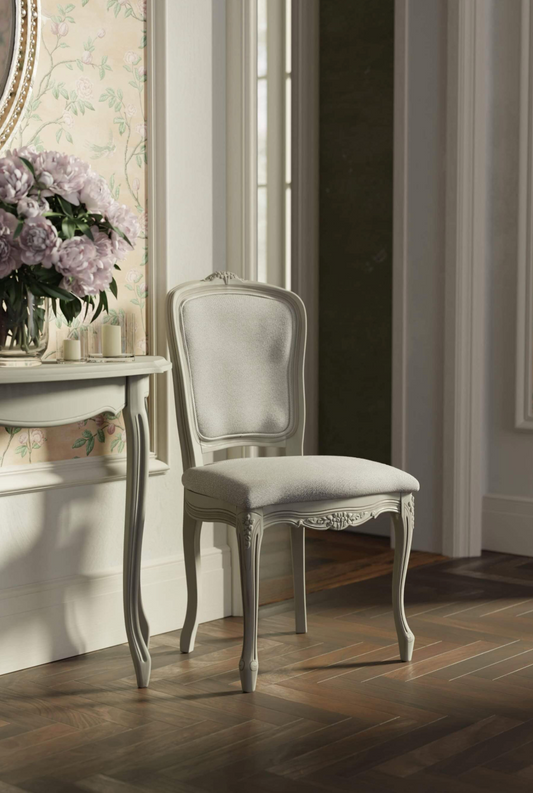 Laura Ashley Provencale Dove Grey Dining Chairs